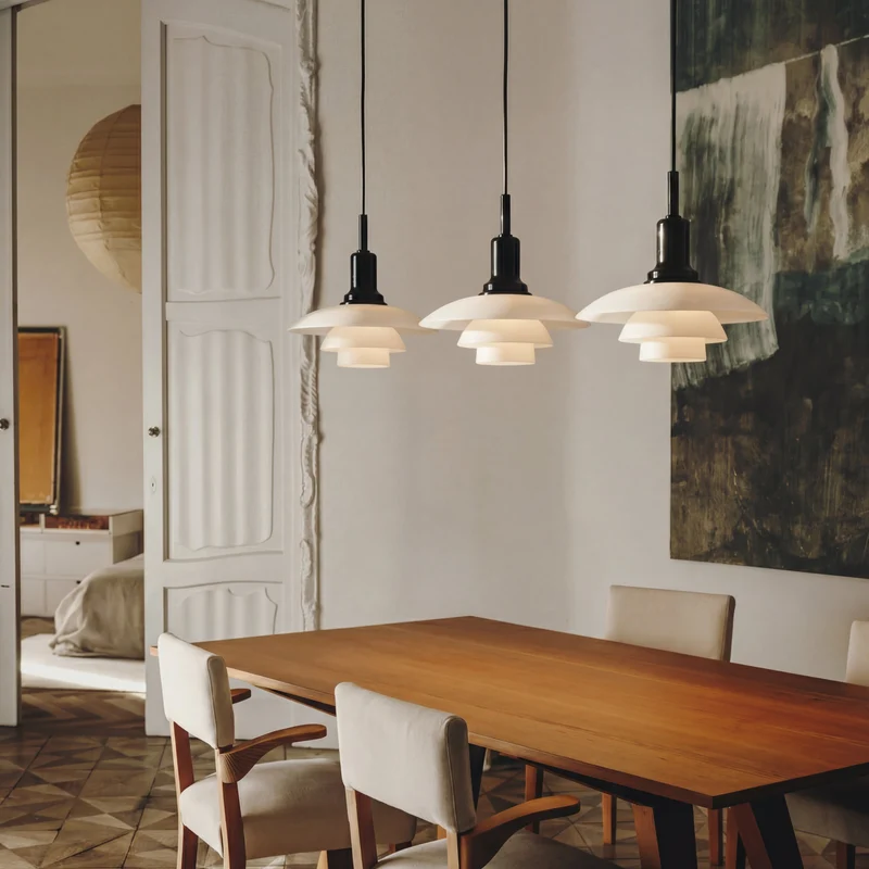 Moderne Hanglamp met Verstelbare Lampkoppen E27 Fitting Eetkamer Keukeneiland Sfeerverlichting IJzer Glas | Sansoti