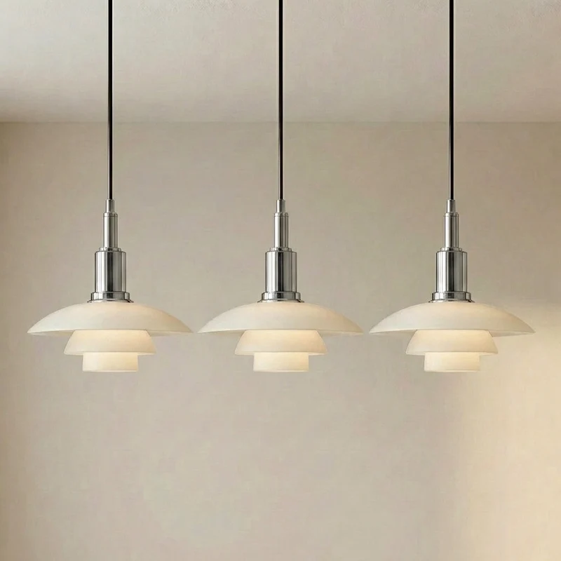 Moderne Hanglamp met Verstelbare Lampkoppen E27 Fitting Eetkamer Keukeneiland Sfeerverlichting IJzer Glas | Sansoti