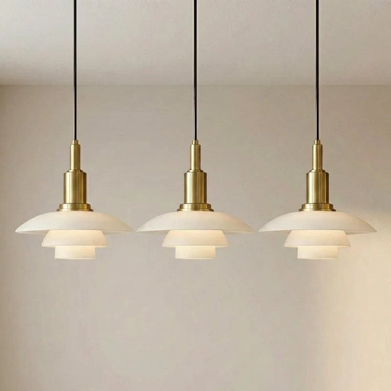 Moderne Hanglamp met Verstelbare Lampkoppen E27 Fitting Eetkamer Keukeneiland Sfeerverlichting IJzer Glas | Sansoti
