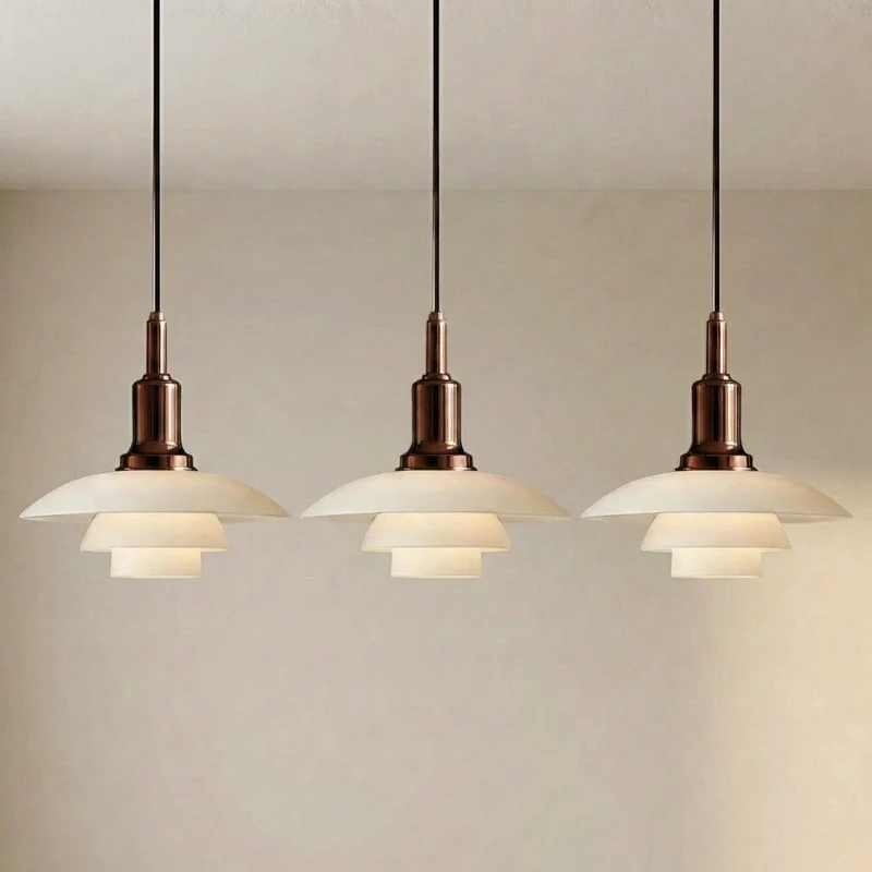 Moderne Hanglamp met Verstelbare Lampkoppen E27 Fitting Eetkamer Keukeneiland Sfeerverlichting IJzer Glas | Sansoti