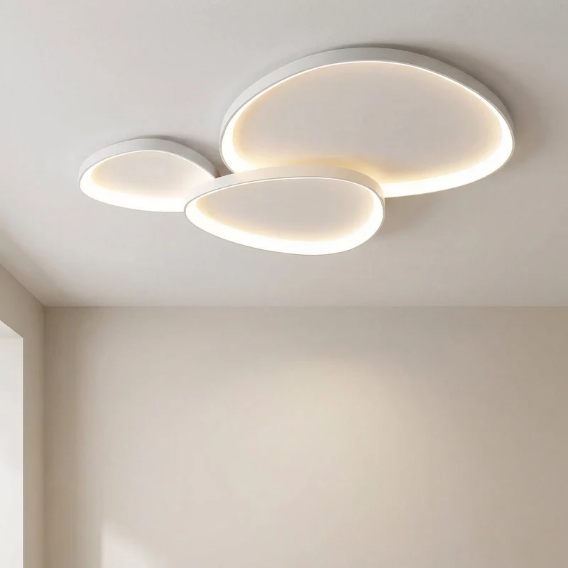 Minimalistische LED Plafondlamp Aluminium 90x60cm Eetkamer Woonkamer Verlichting Moderne Strakke Lijnen | Sansoti