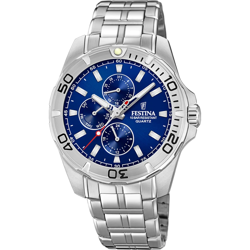 Festina F20445/2 Herrenuhr • Multifunktion Quarzwerk • 10 ATM Wasserdicht