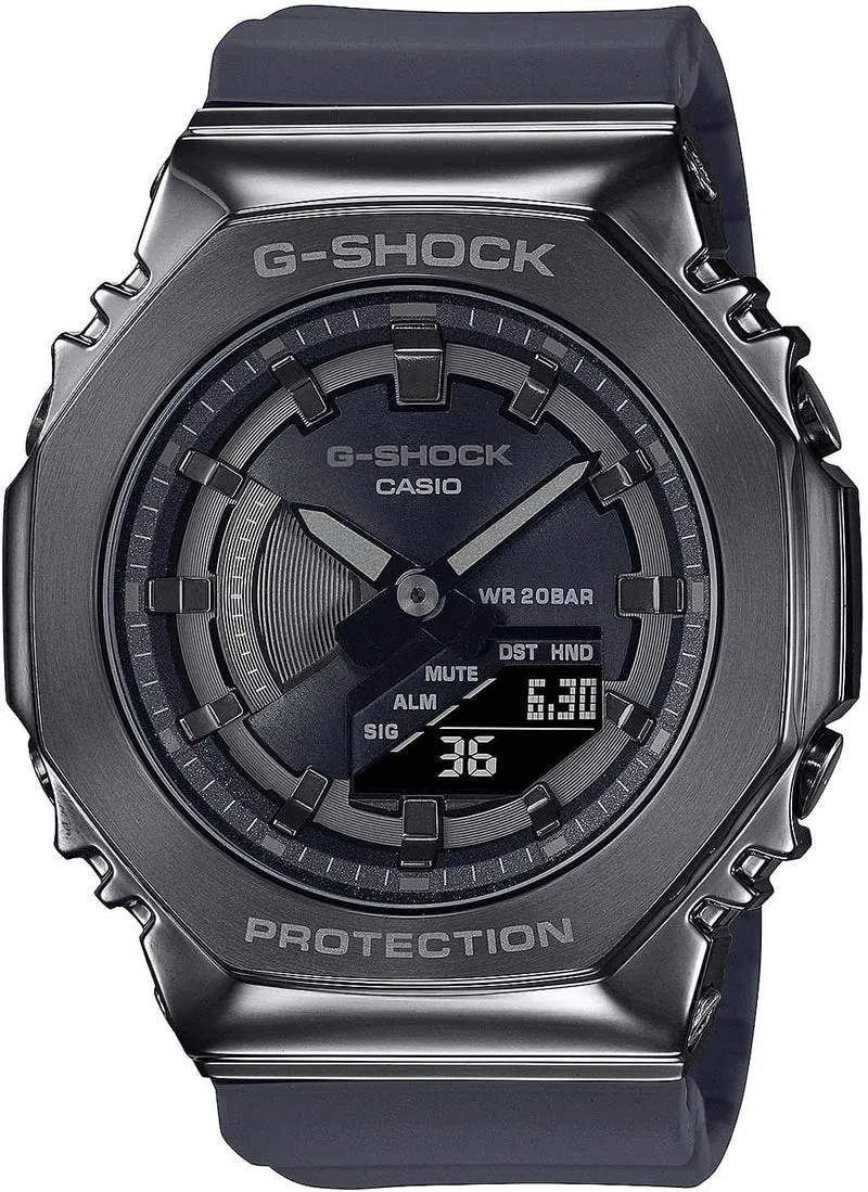Casio G-Shock GM-S2100B-8AER Damenuhr • Extreme Stoßfestigkeit • 20 Bar Wasserdichtigkeit