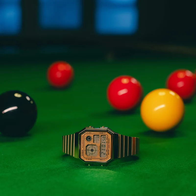 Casio Vintage A100WEG-9AEF Uhr • Kultiges Retro-Design • Nützliche Alltagsfunktionen