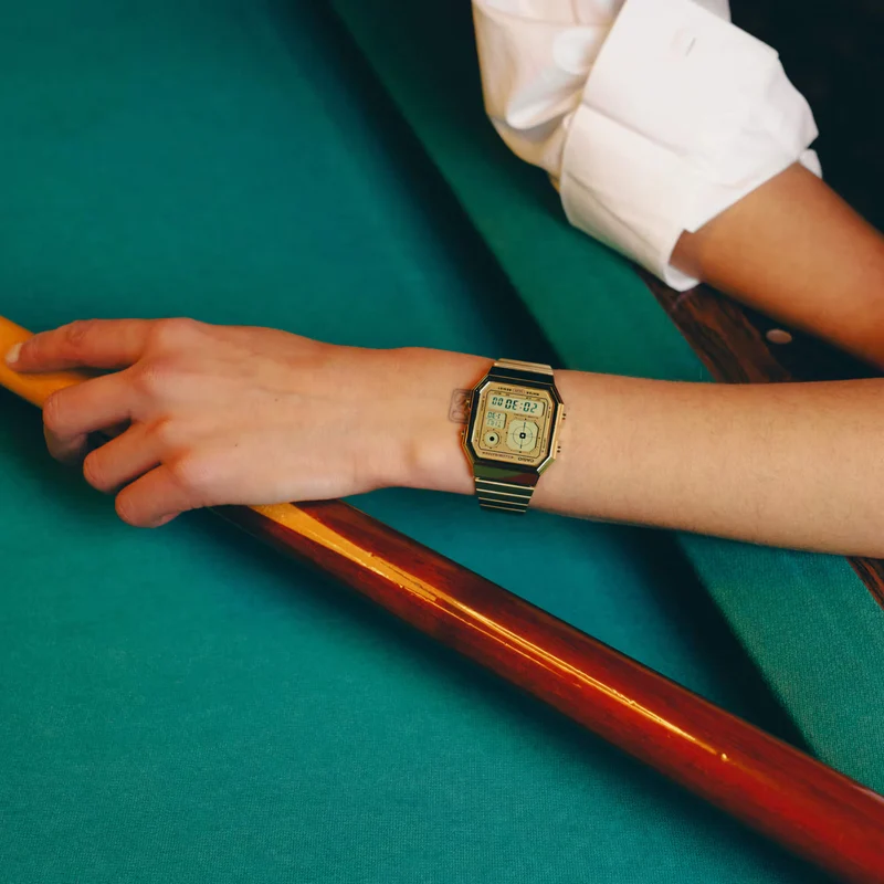 Casio Vintage A100WEG-9AEF Uhr • Kultiges Retro-Design • Nützliche Alltagsfunktionen