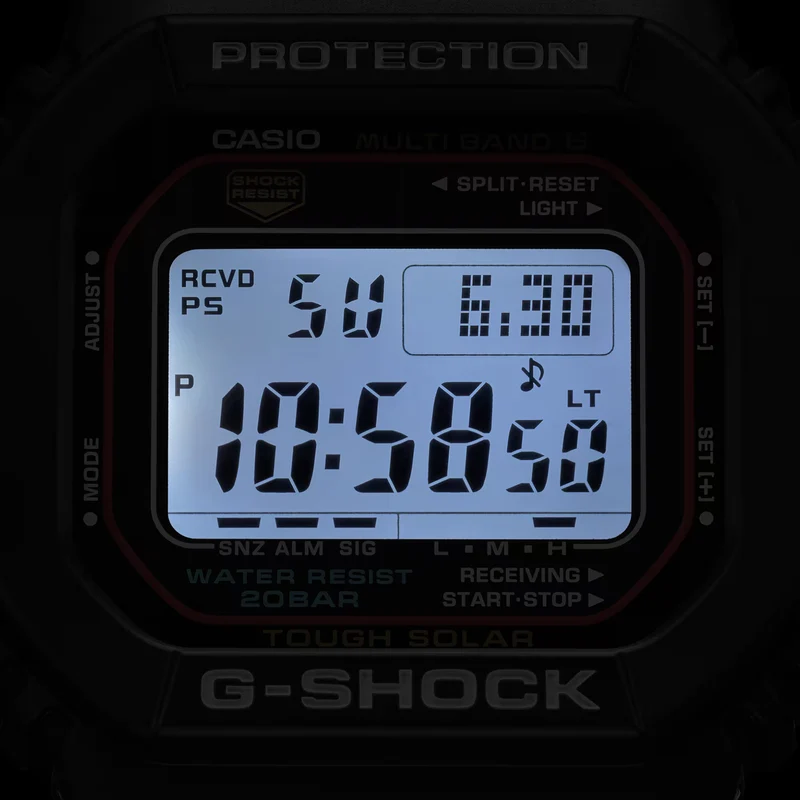 Casio G-Shock GW-M5610U-1ER Herrenuhr • Tough Solar • Funkempfang