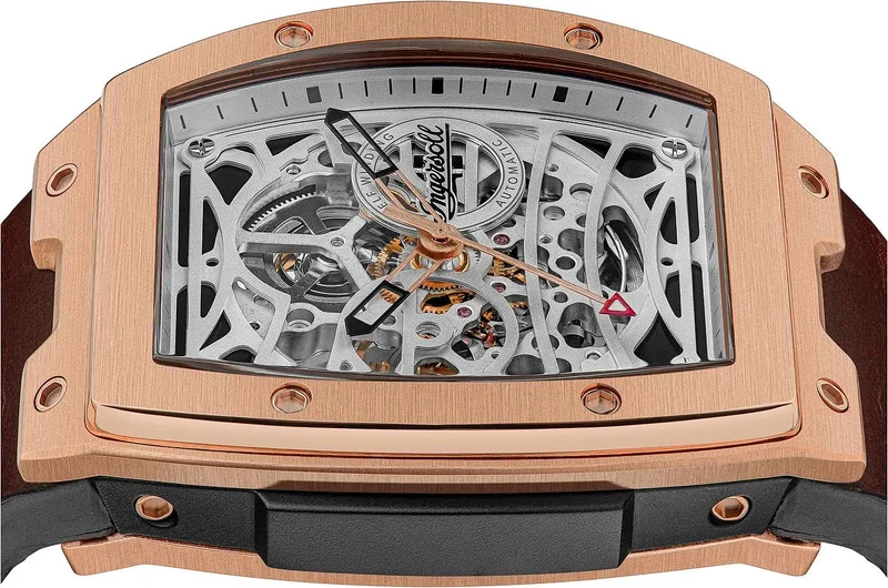 Ingersoll Challenger I12303 Herrenuhr • Automatik • Leder