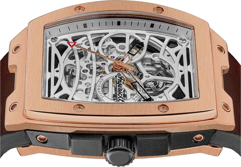 Ingersoll Challenger I12303 Herrenuhr • Automatik • Leder