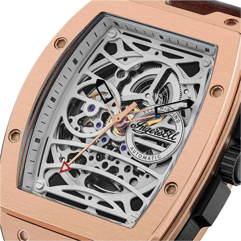 Ingersoll Challenger I12303 Herrenuhr • Automatik • Leder