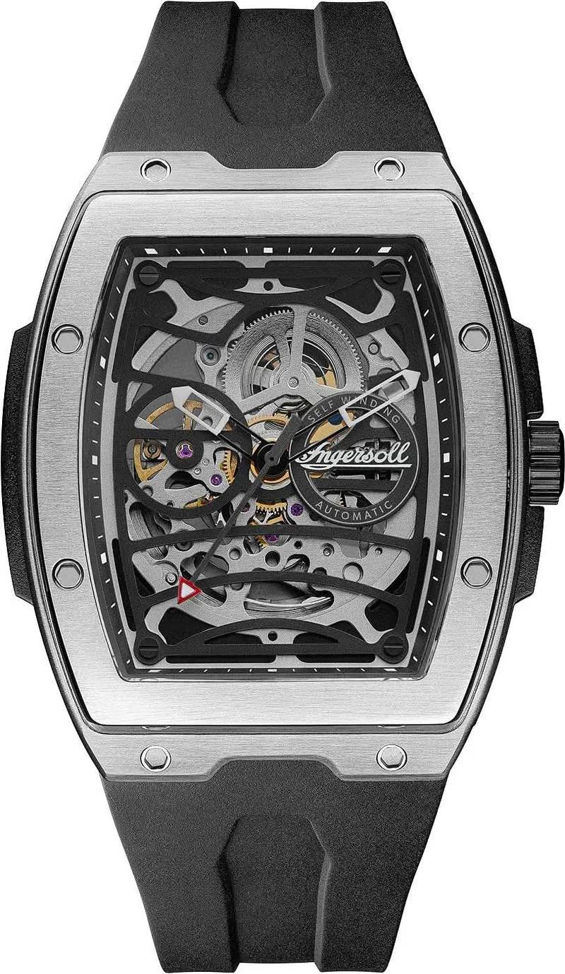 Ingersoll The Challenger I12301 Herrenuhr • Präzises Automatikwerk • Markantes Skelett-Design