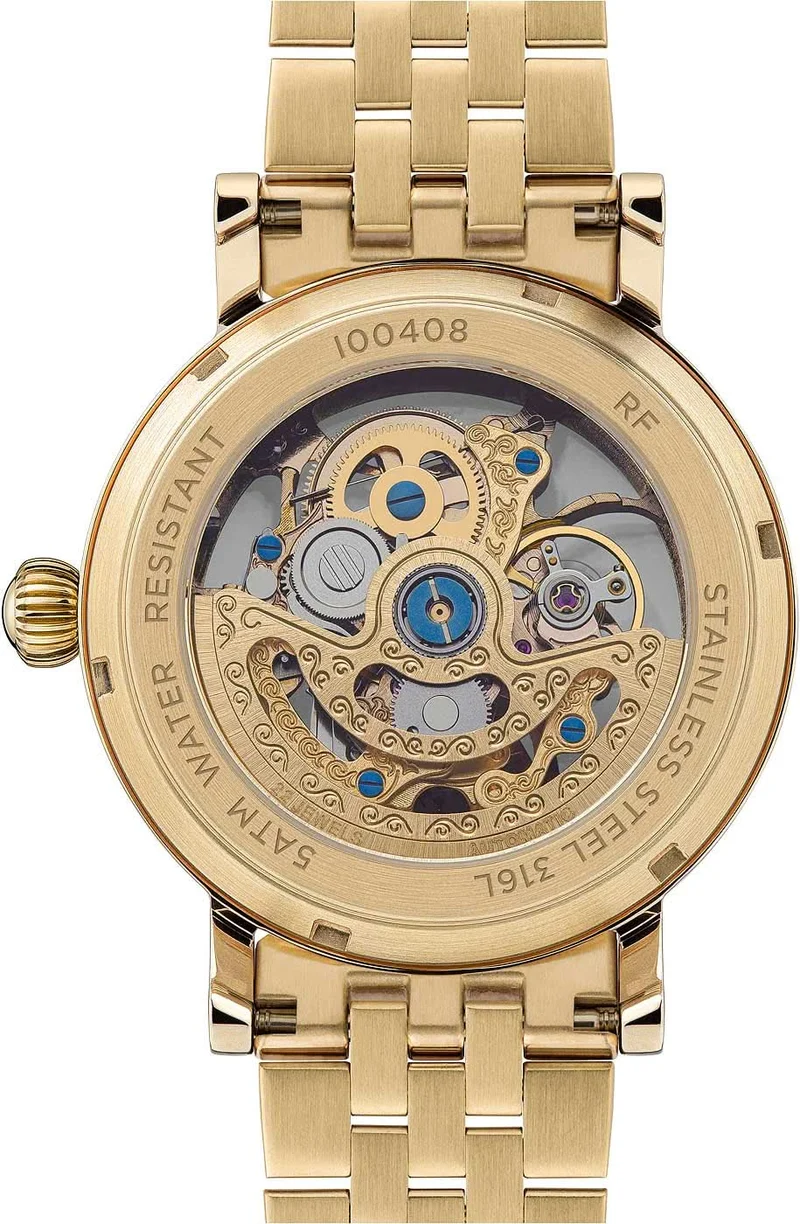 Ingersoll The Herald I00408 Herrenuhr • Skelettiertes Automatikwerk • Gold-Design