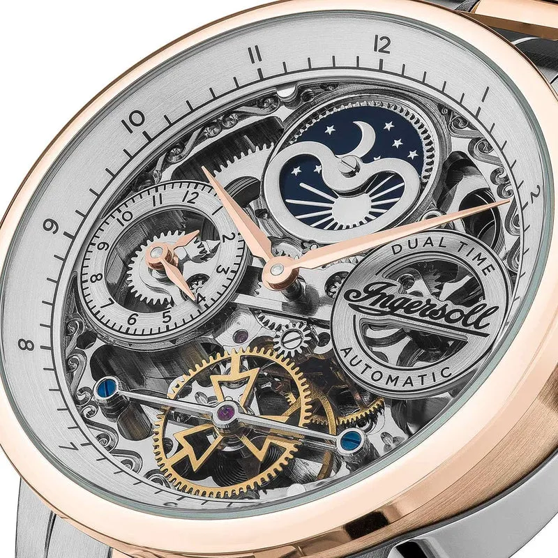 Ingersoll The Jazz I07706 Herrenuhr • Automatik • Mondphase