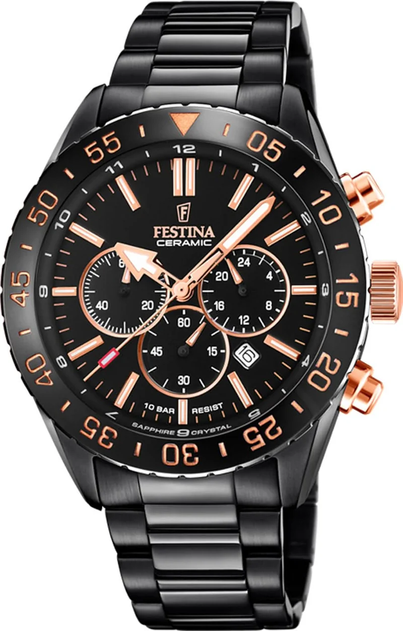 Festina Ceramic F20577/1 Herrenuhr • Keramik • Saphirglas