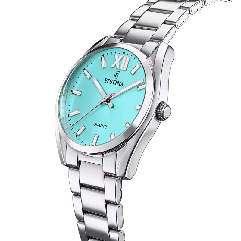 Festina Alegria F20622/D Damenuhr • Hellblau • Edelstahl