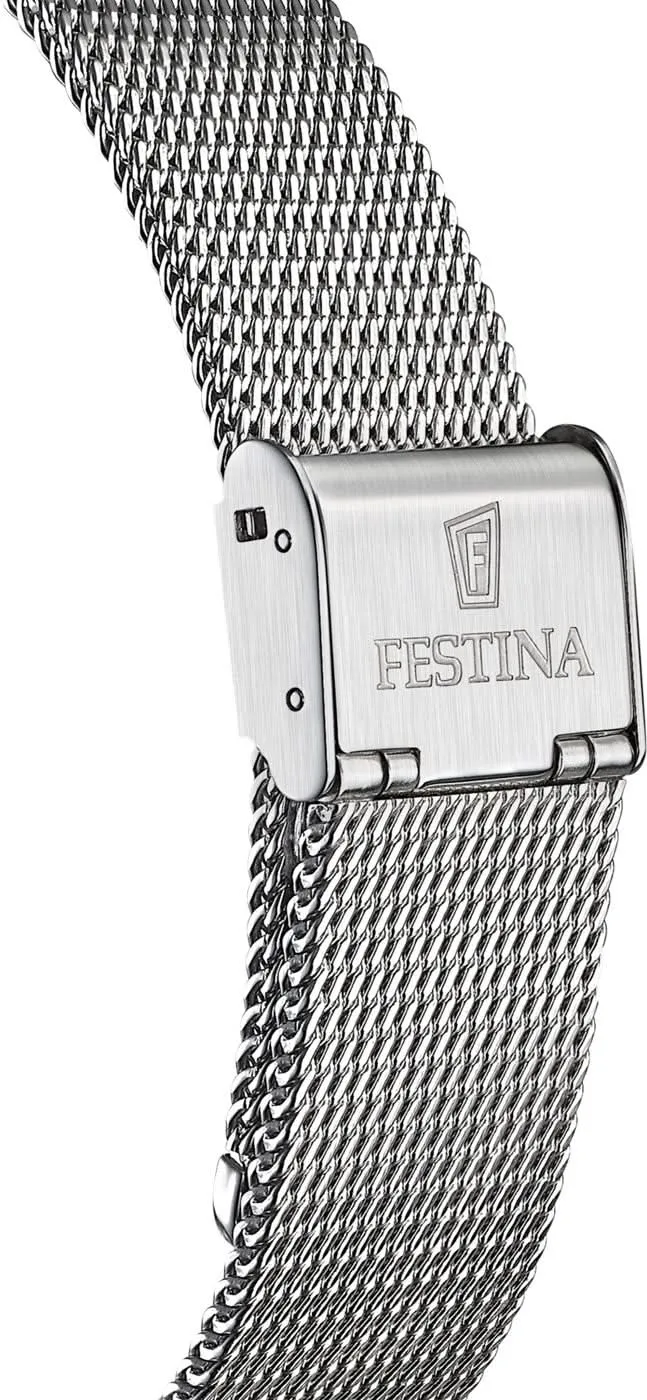 Festina Retro F6869/1 Herrenuhr • Elegantes Vintage-Design • Hochwertiger Edelstahl