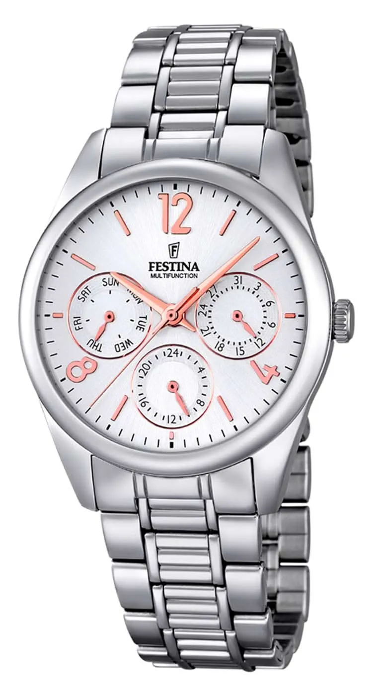 Festina Retro F6869/1 Herrenuhr • Elegantes Vintage-Design • Hochwertiger Edelstahl