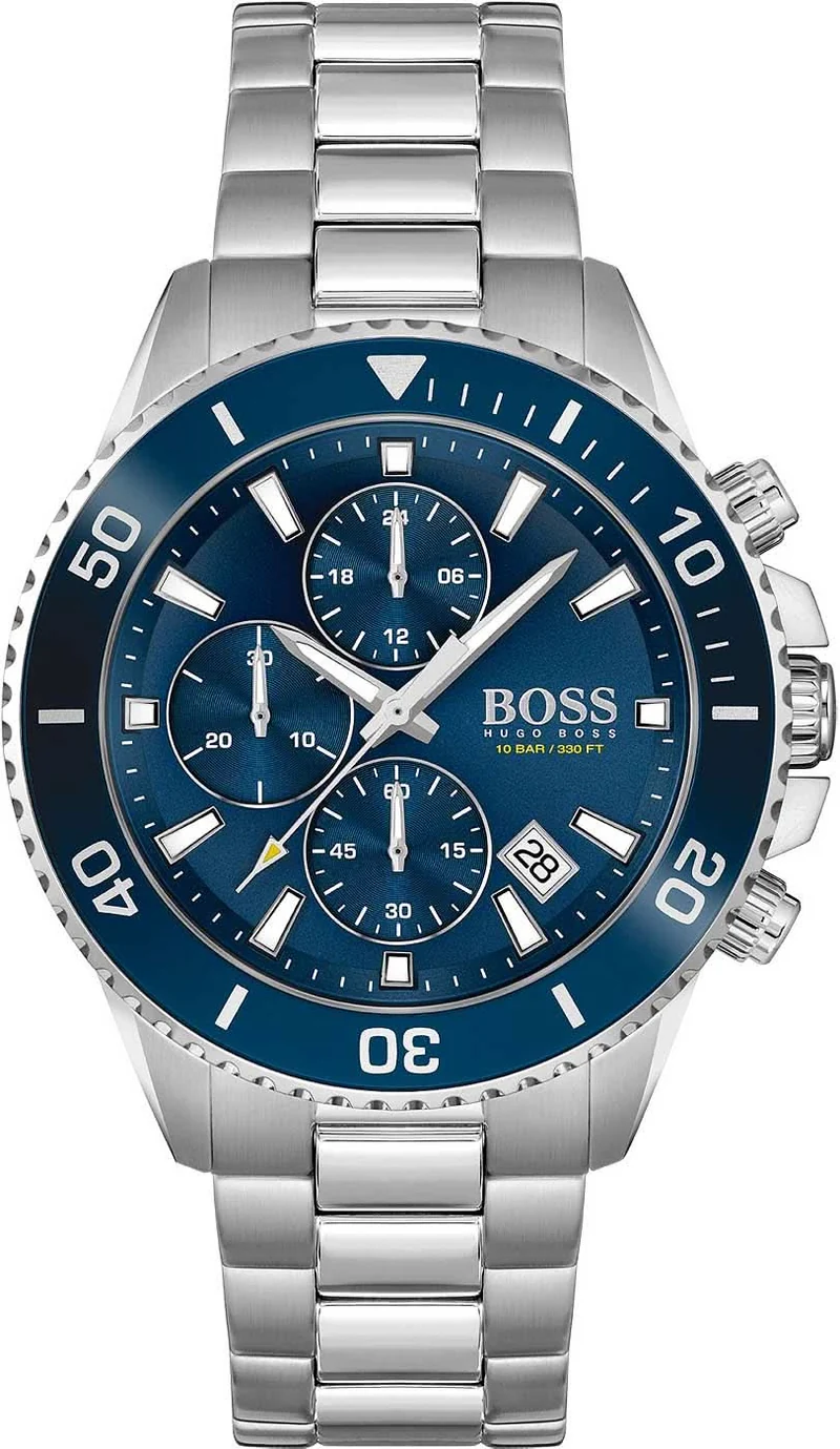 BOSS Admiral 1513907 Herrenuhr • Chronograph • 10 ATM