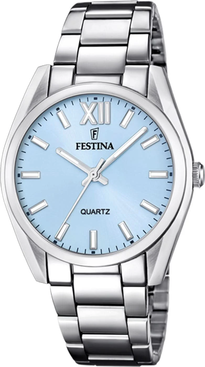 Festina Alegría F20622/3 Damenuhr • Blaues Zifferblatt • Robuster Edelstahl