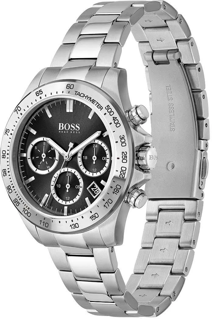 BOSS Grandview 1502614 Damenuhr • Mesh-Armband • Kristalle