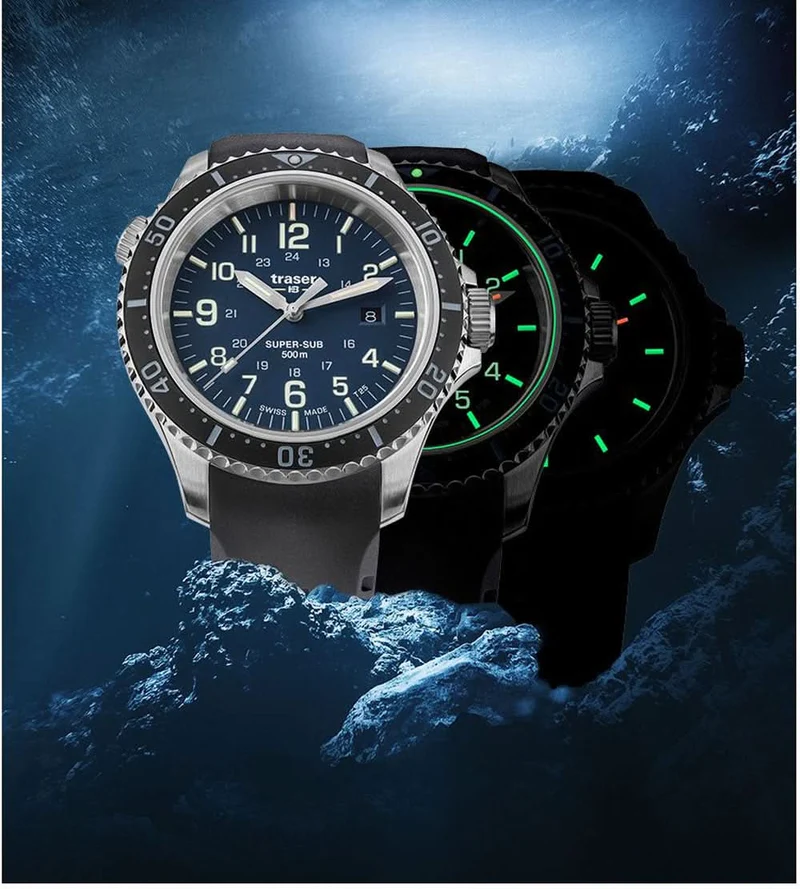 Traser P67 Diver 109374 Herrenuhr • Trigalight • Swiss Made