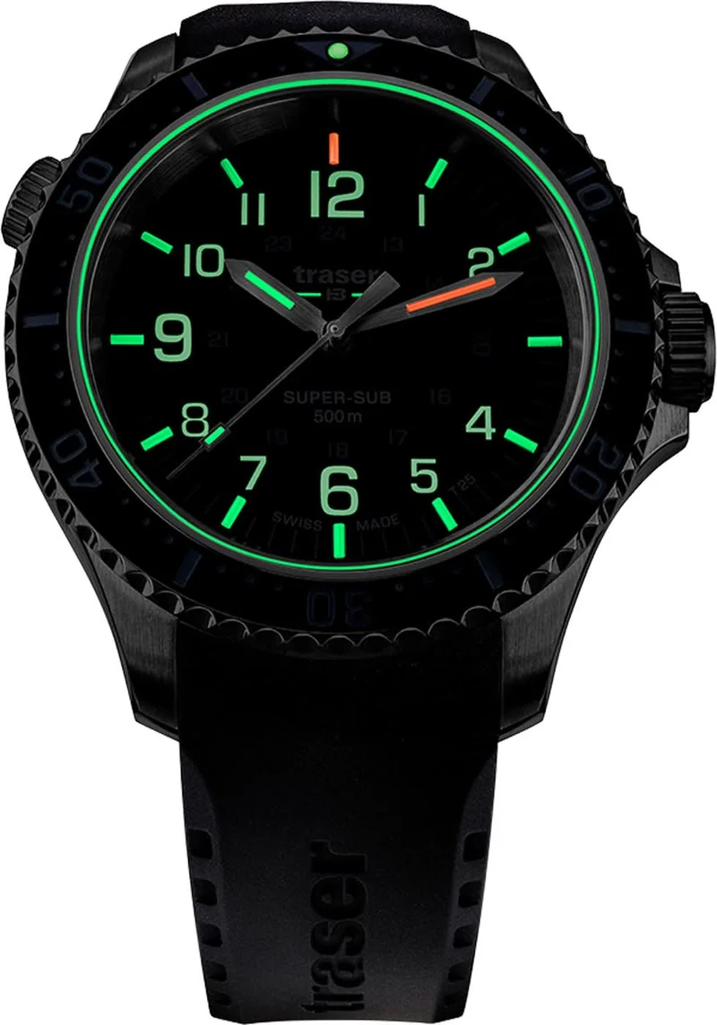 Traser P67 Diver 109374 Herrenuhr • Trigalight • Swiss Made