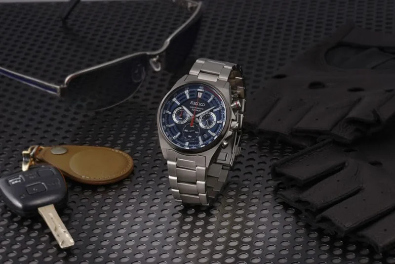 Seiko Conceptual SSB407P1 Herrenuhr • Tachymeter • Präzises Quarzwerk