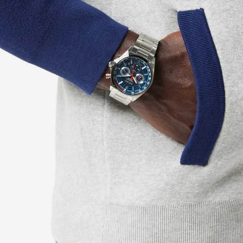 Seiko Conceptual SSB407P1 Herrenuhr • Tachymeter • Präzises Quarzwerk