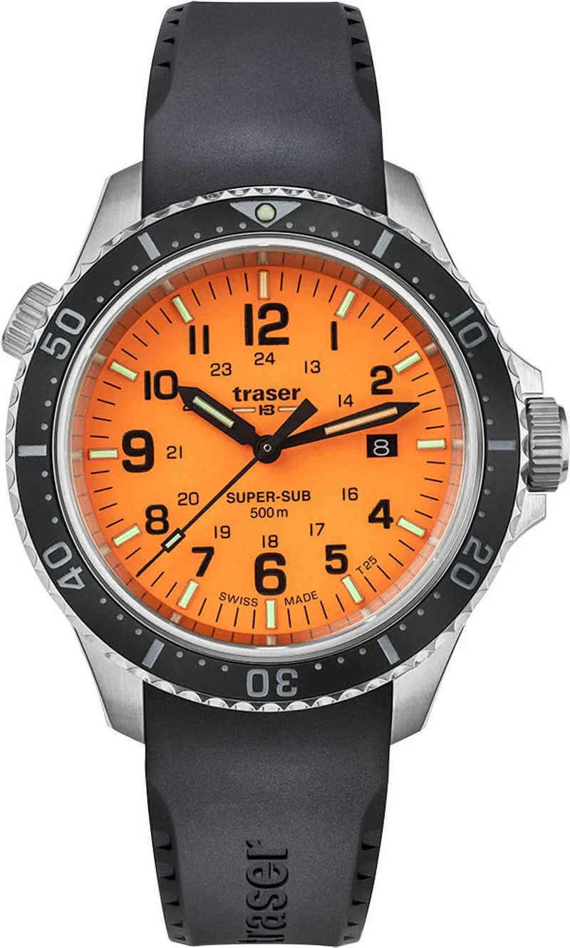 Traser P67 SuperSub 109380 Herrenuhr • Trigalight H3-Tritium • Swiss Made