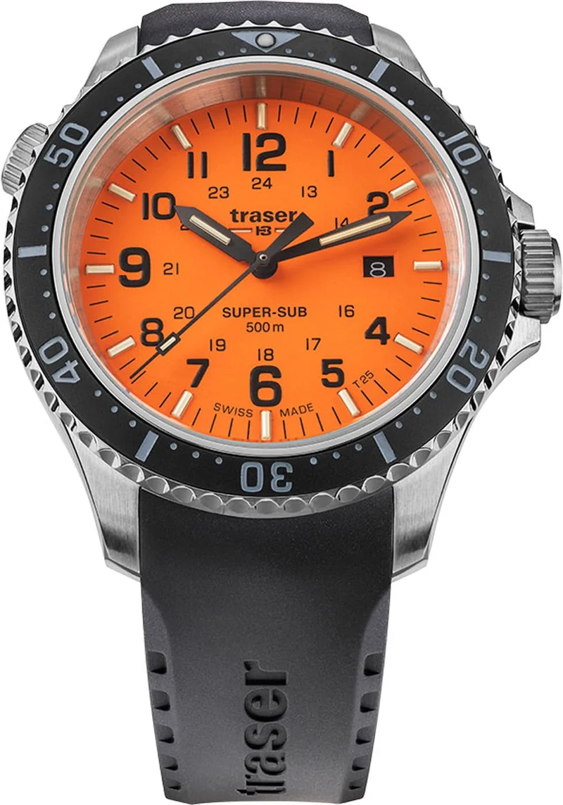 Traser P67 SuperSub 109380 Herrenuhr • Trigalight H3-Tritium • Swiss Made