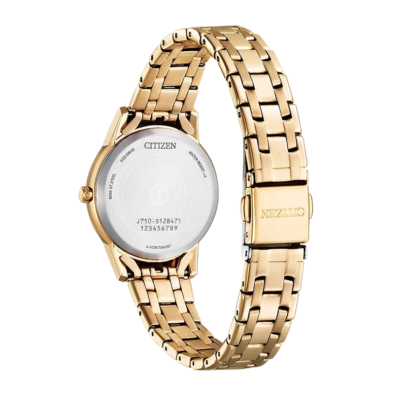 Citizen Eco-Drive Elegance FE1243-83A Damenuhr • Eco-Drive Solarantrieb • Elegantes Roségold-Design