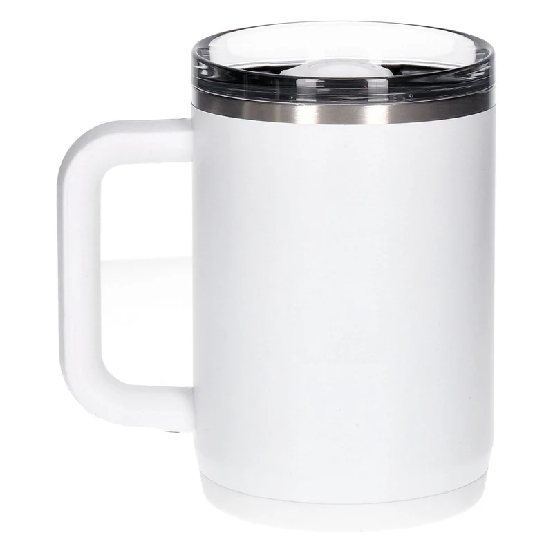 CamelBak Thrive Mug VSS 500 ml weiß – vakuumisolierter Thermo Edelstahl-Trinkbecher