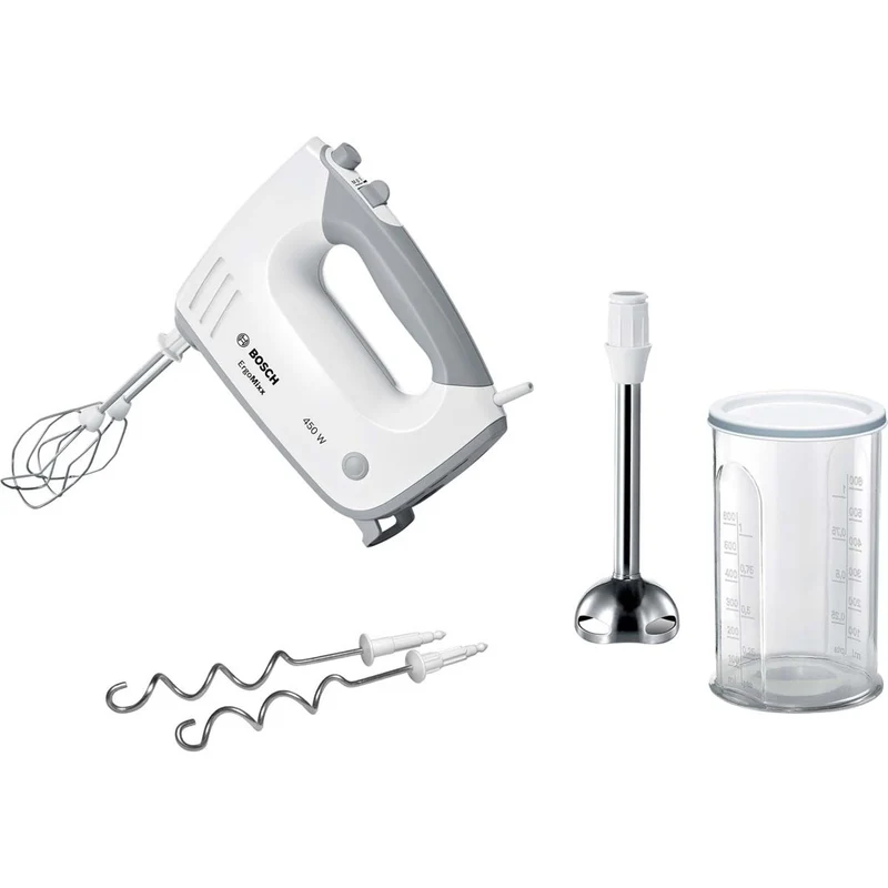 Bosch ErgoMixx MFQ36470 Stabmixer 450 W Mixerset 1 l weiß, grau