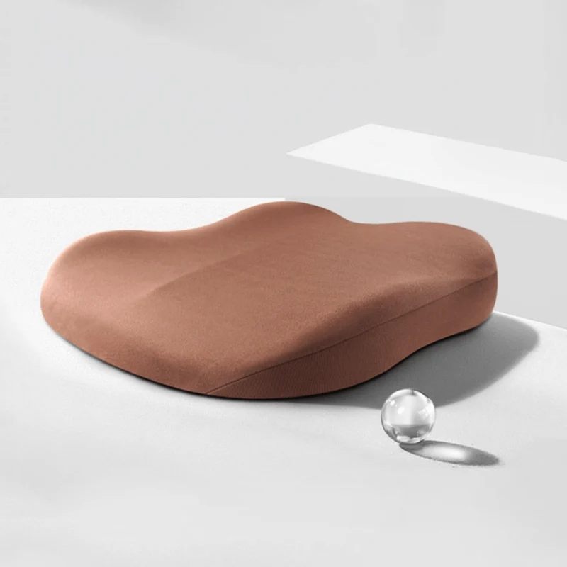 Ergonomisch Autostoelkussen Memory Foam Zwart Grijs Beige Bruin Roze Verhoogde Zitpositie Comfort Lange Ritten | Sansoti