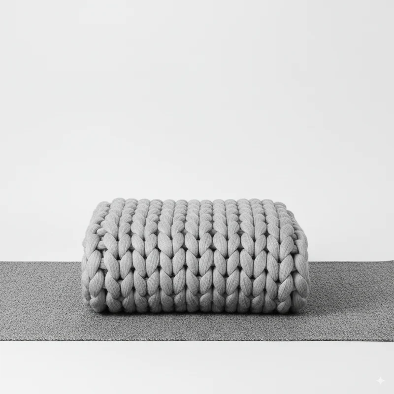 Handgebreide XXL Plaid Grof Gebreid Garen Scandinavisch Design Woonkamer Slaapkamer Decoratief Deken Wol | Sansoti