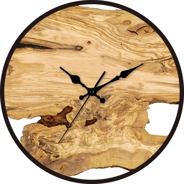 Doorzichtige Wandklok Acryl 30x30cm Stil Uurwerk Modern Tijdloze Kamer Woondecoratie Transparant Design | Sansoti