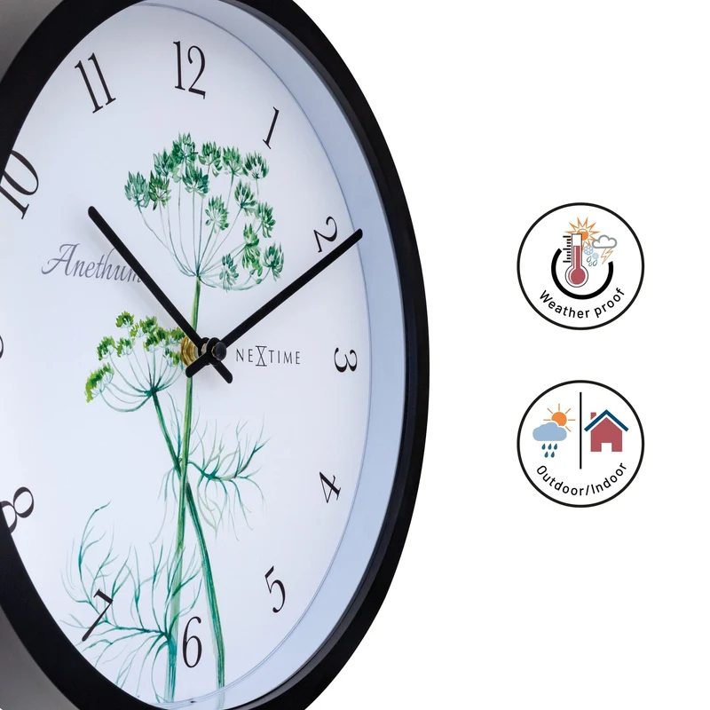 Weatherproof Outdoor clock - 30.5 cm - Anethium