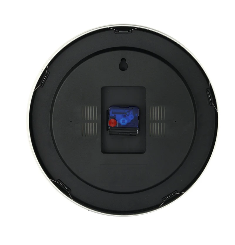 Wall clock/Table clock - 19 / 35cm - Aluminum - 'Station Stripe'