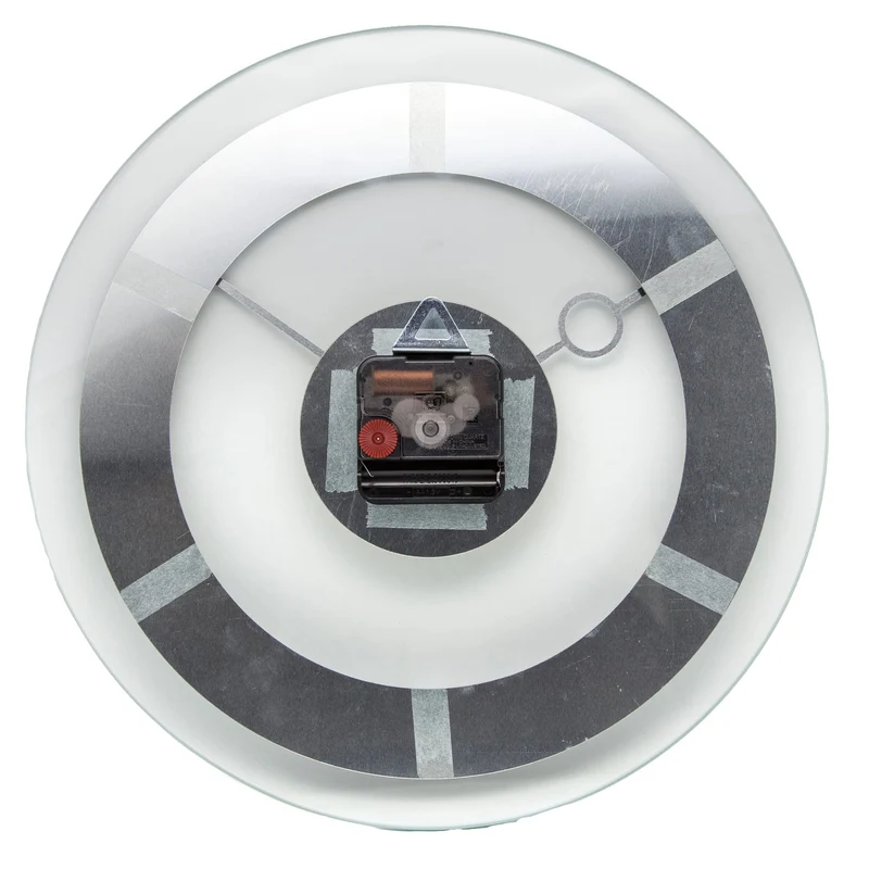 Wall clock - 31 cm - Aluminium - Glass - 'Retro'