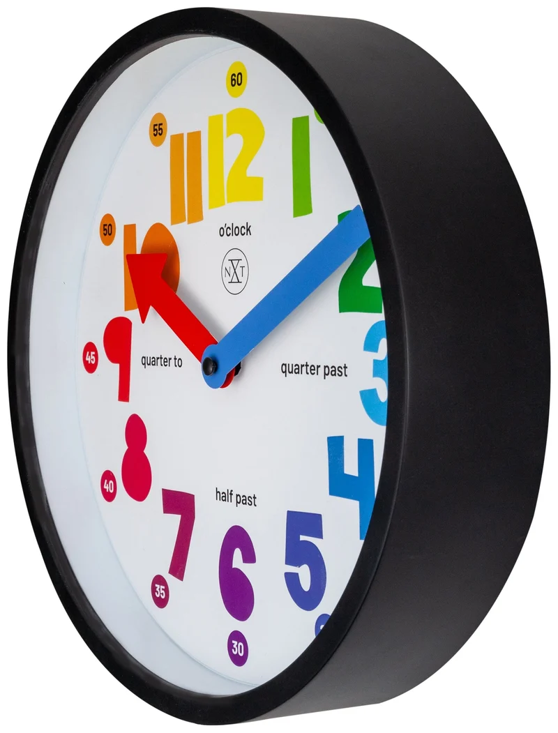 Wall clock - 26 cm - Plastic - 'Sophia'