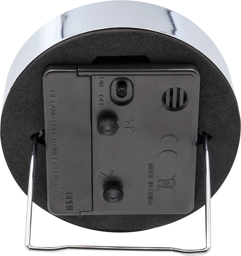 Alarm clock - 9 x 9 x 7.5 cm - Metal - 'Company Alarm'