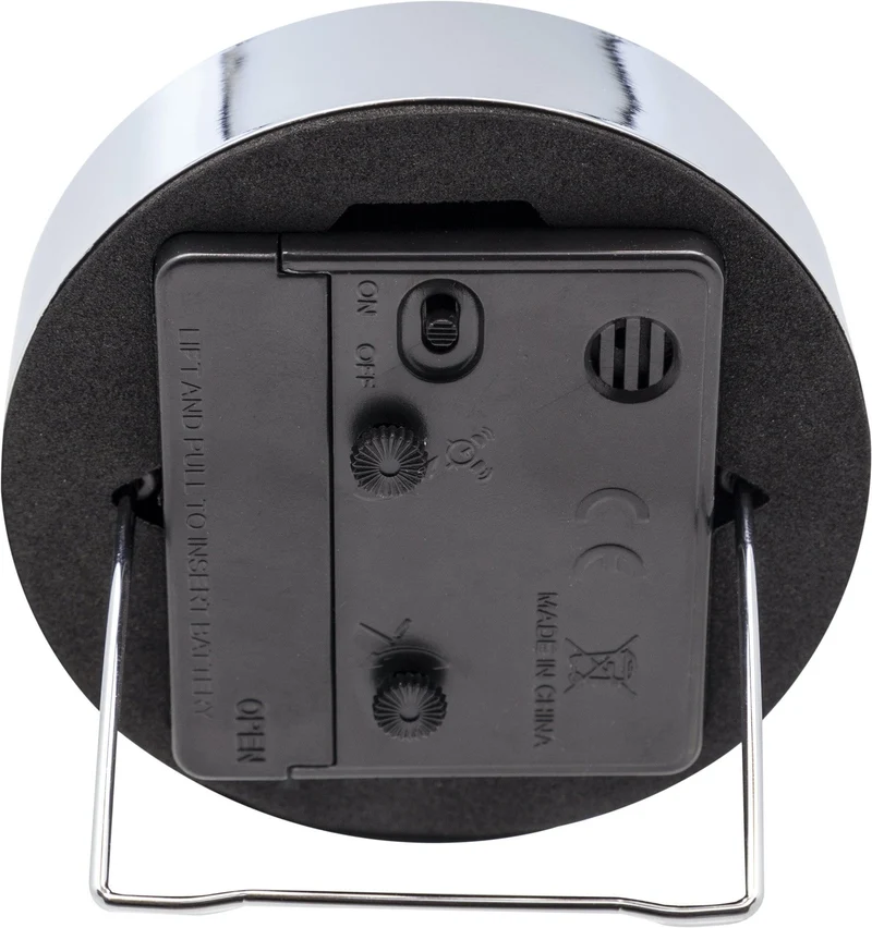 Alarm clock - 9 x 9 x 7.5 cm - Metal - 'Company Alarm'