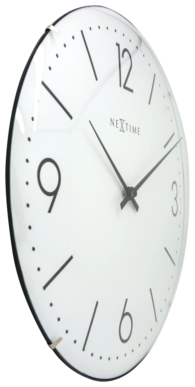 Wall clock - 35 cm - Dome Glass - 'Basic Dome'