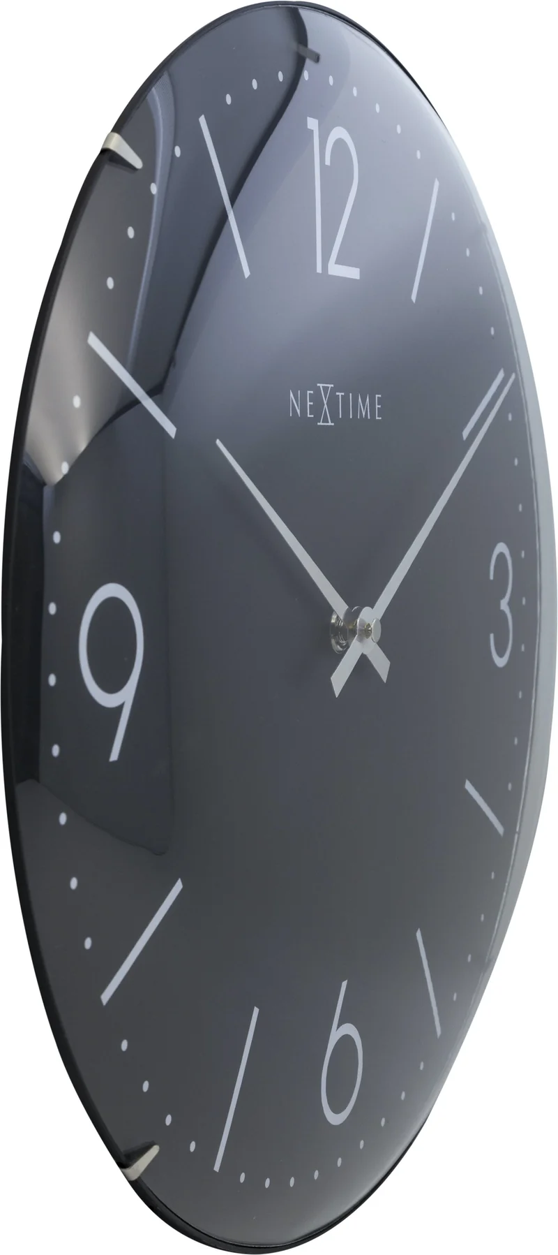 Wall clock - 35 cm - Dome Glass - 'Basic Dome'