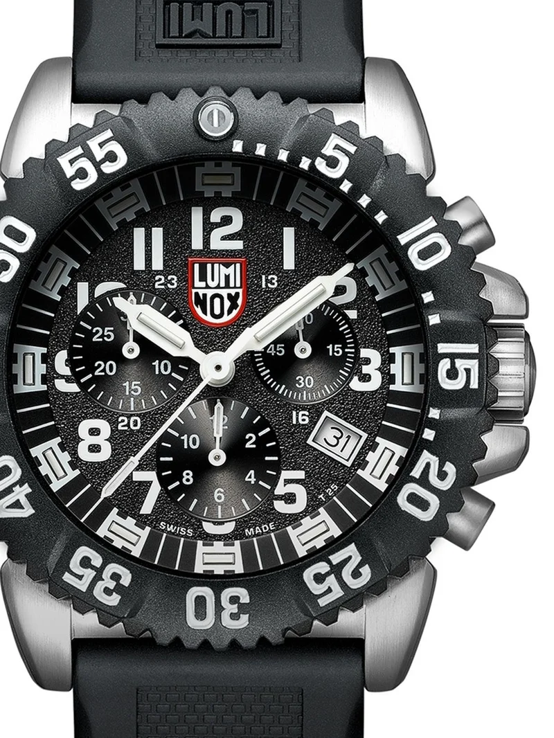 Luminox Giant Navy Seal Colormark XS.3181.F Herrenuhr Schwarz • Chronograph • LLT-Beleuchtung