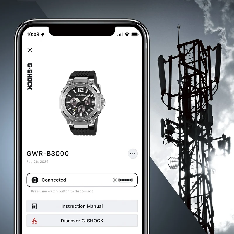 Casio Gravitymaster GWR-B3000-1AER Herrenuhr • Triple G Resist • Solarbetrieb mit Bluetooth