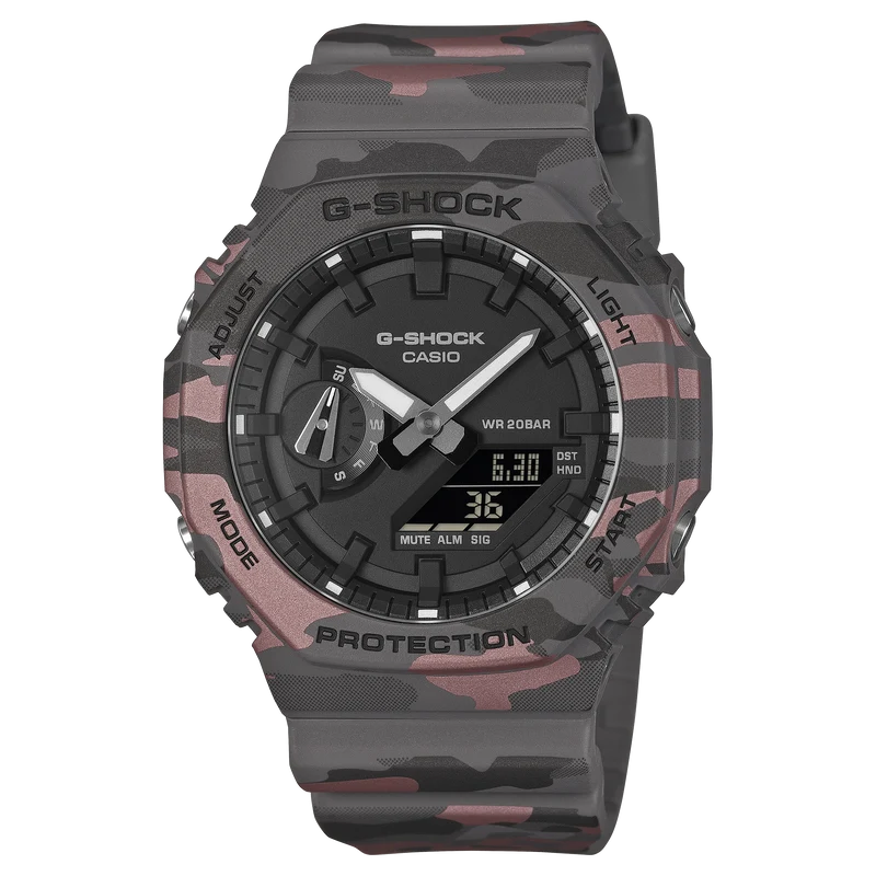 Casio GA-2100CM-8AER Herrenuhr G-Shock • Carbon Core Guard • Biobasiertes Resin