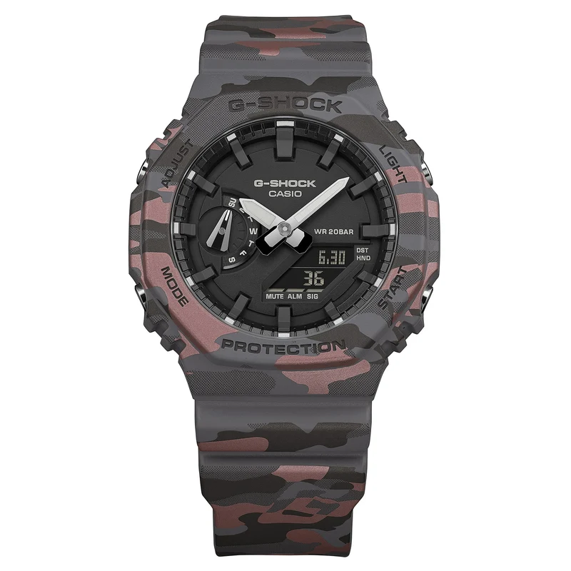 Casio GA-2100CM-8AER Herrenuhr G-Shock • Carbon Core Guard • Biobasiertes Resin
