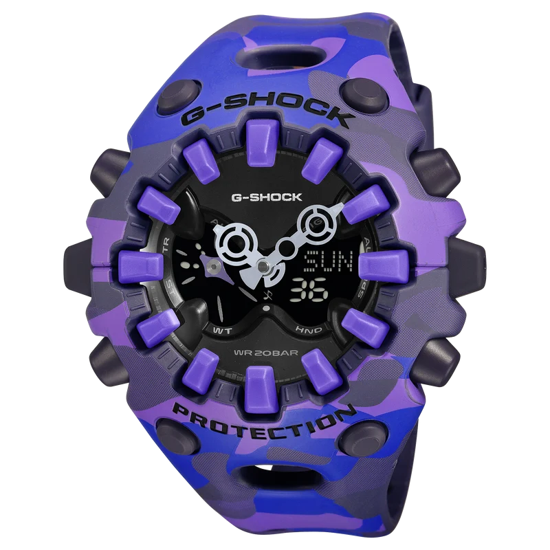 Casio G-Shock GA-V01CMG-6AER Unisex Armbanduhr • Bold Camo Tarnmuster • Stoßfest & 20 bar wasserdicht