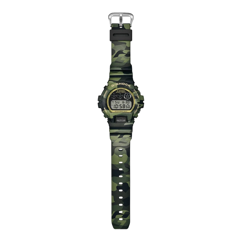 Casio G-Shock DW-6900CMG-3ER Herren Armbanduhr • Einzigartiges Camouflage-Design • Stoßfest & 20 bar wasserdicht