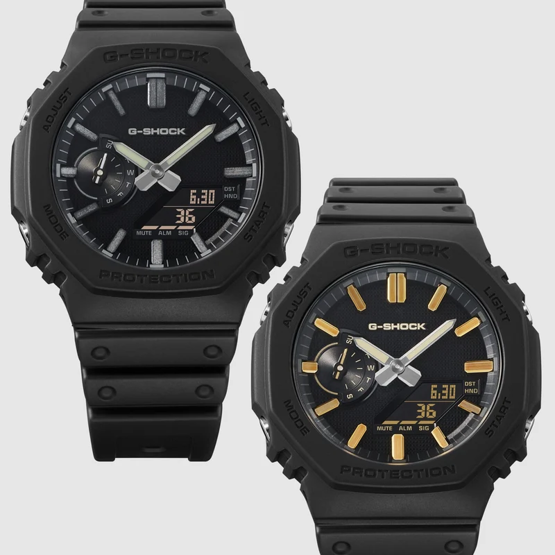 Casio G-Shock GA-2100LXB-1AER Herren Armbanduhr • Biobasiertes Resin • Luxe Black Design